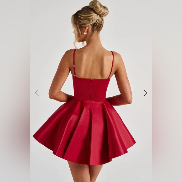 Babyboo POPPY MINI DRESS - RED - Picture 3 of 12